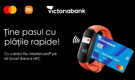 XIAOMI PAY VINE ÎN MOLDOVA: Victoriabank și Mastercard lansează plățile cu brățări ...