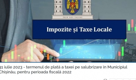 Scandalul taxei de salubrizare din Chișinău a ajuns la Fisc